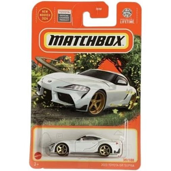 Matchbox 2023 Toyota GR Supra Diecast Vehicle 1:64 Scale White 39/100