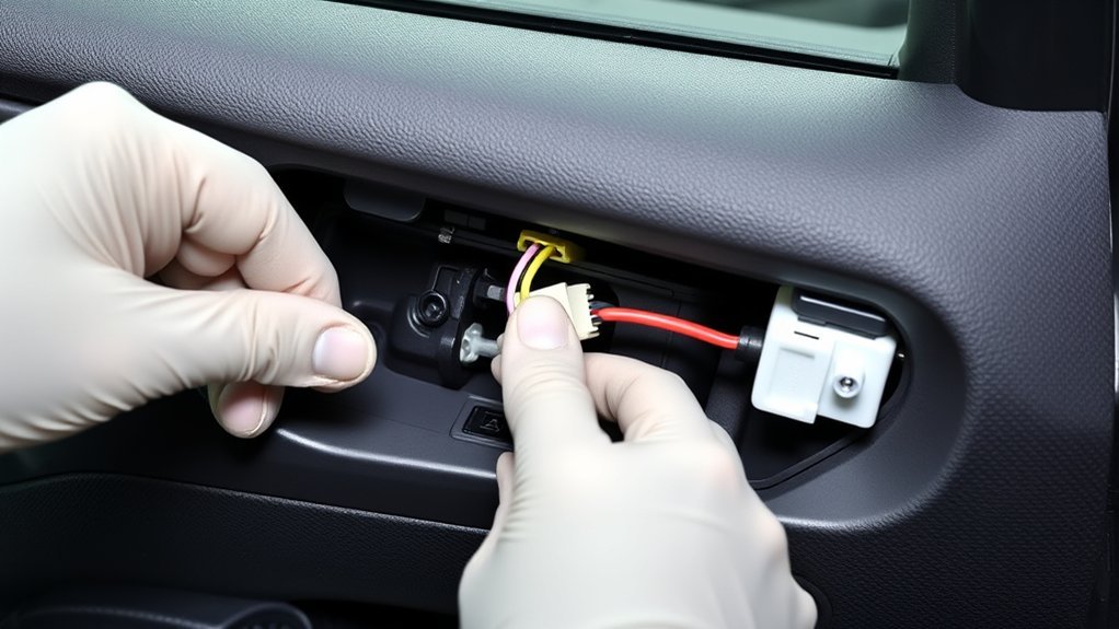 disconnect door panel wiring