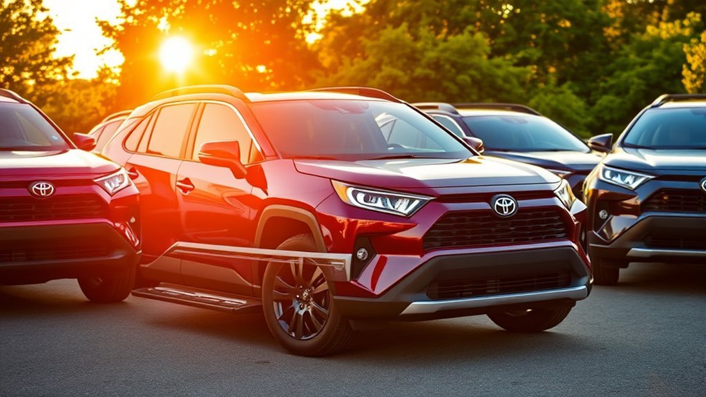 diverse rav4 hybrid trims