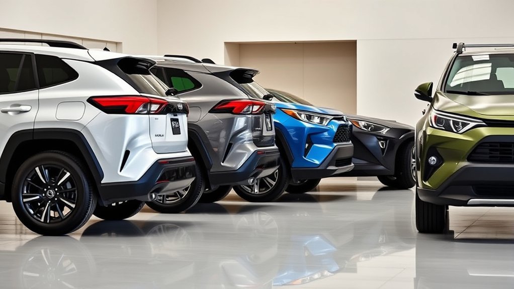 diverse rav4 trim options