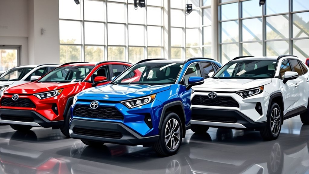 diverse rav4 trim options
