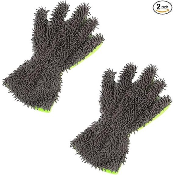 2PCS Double Sided Microfiber Car Wash Mitts