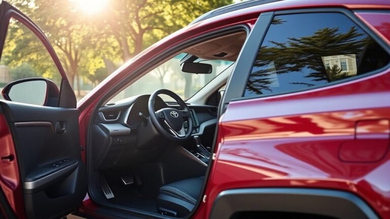 driving a toyota rav4