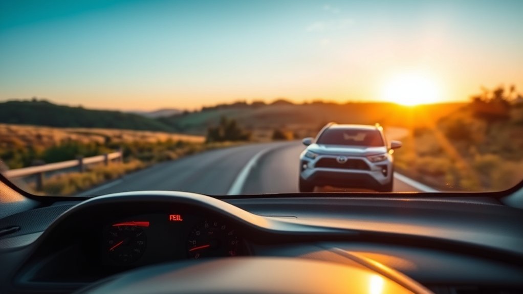 driving distance on empty