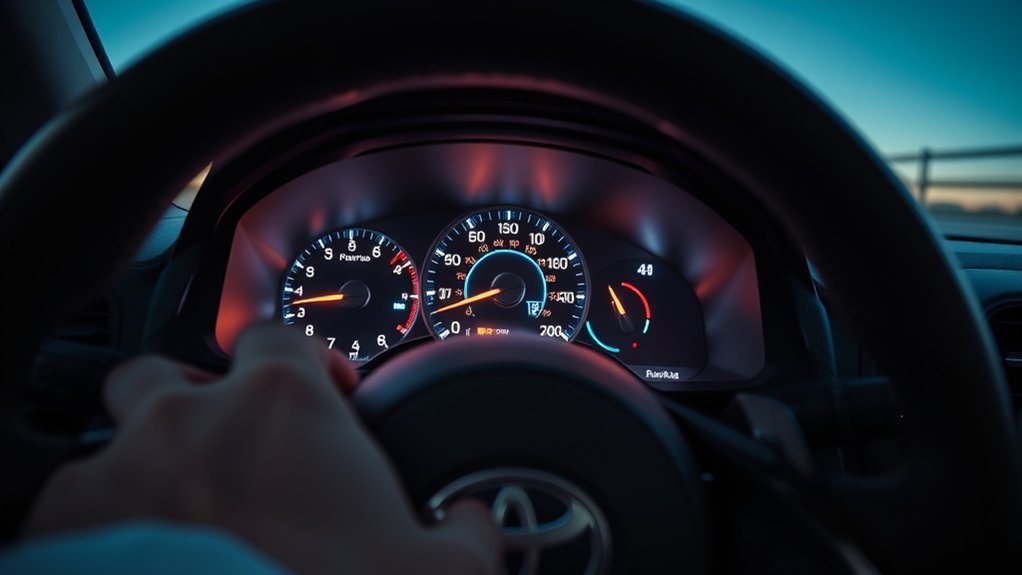 driving mode indicator lights