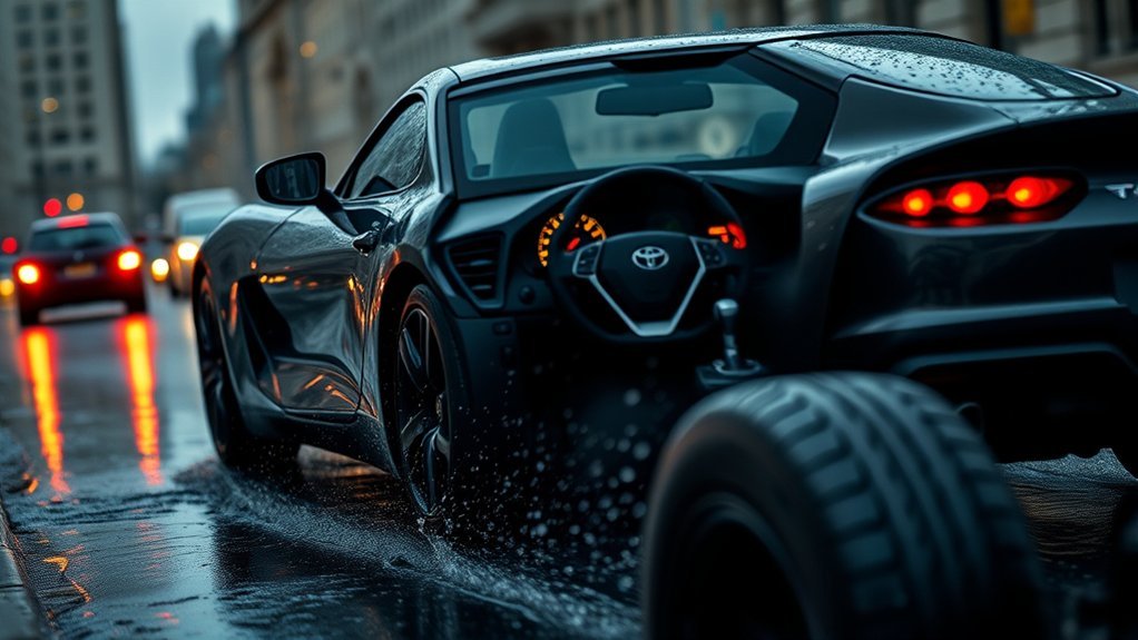 driving supra safely rain