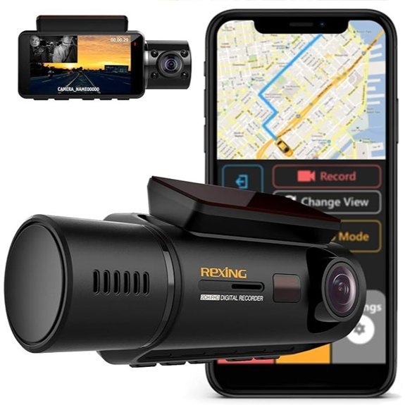 Rexing V3 Dual Camera Full HD Dashcam
