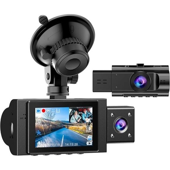 Dual Dash Cam FHD 1080P with Night Vision