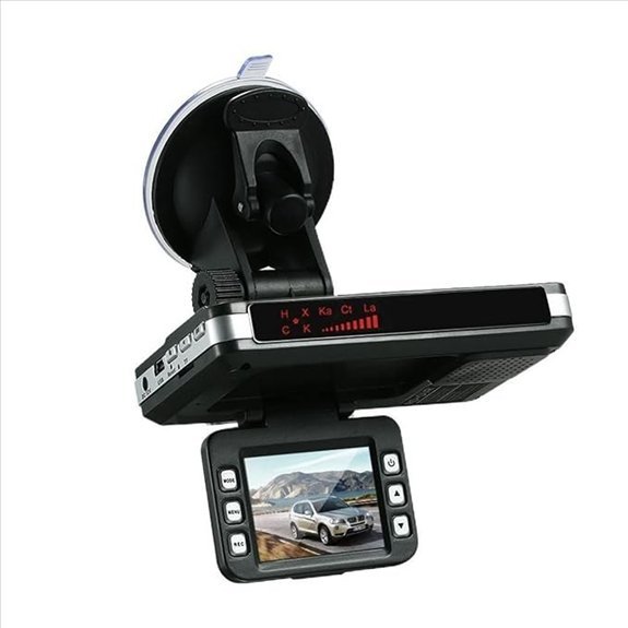 Radar Detector and 1080P Driving Recorder 2-in-1