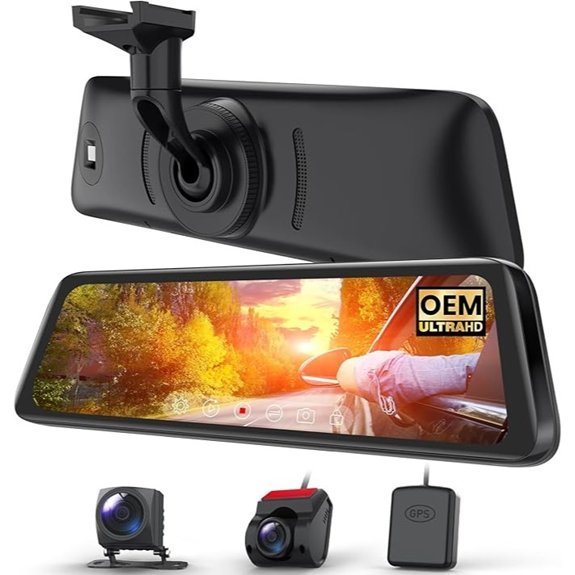 AUTO-VOX T9PRO 9.35 Rear & Front Mirror Dash Cam