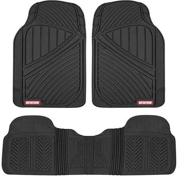 Motor Trend FlexTough All Weather Rubber Floor Mats