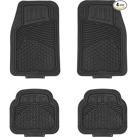 Amazon Basics Heavy Duty Car Floor Mats (4-Piece)