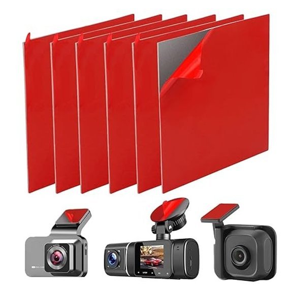 6Pcs Heavy Duty Dash Cam Mounting Tape