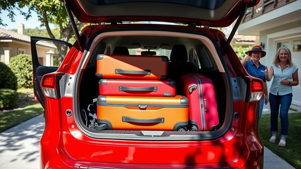 efficient rav4 trunk packing