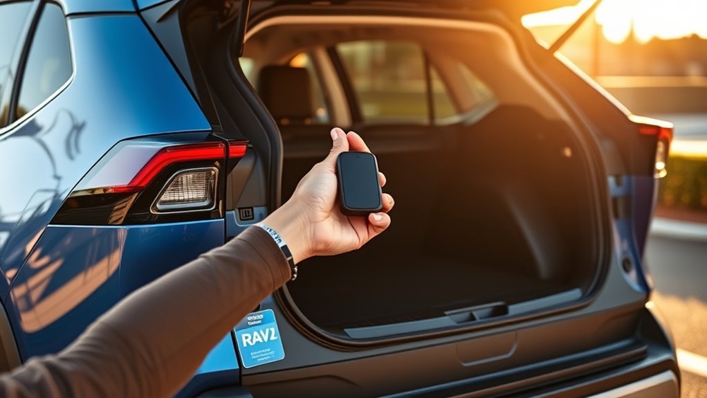 electric trunk release convenience