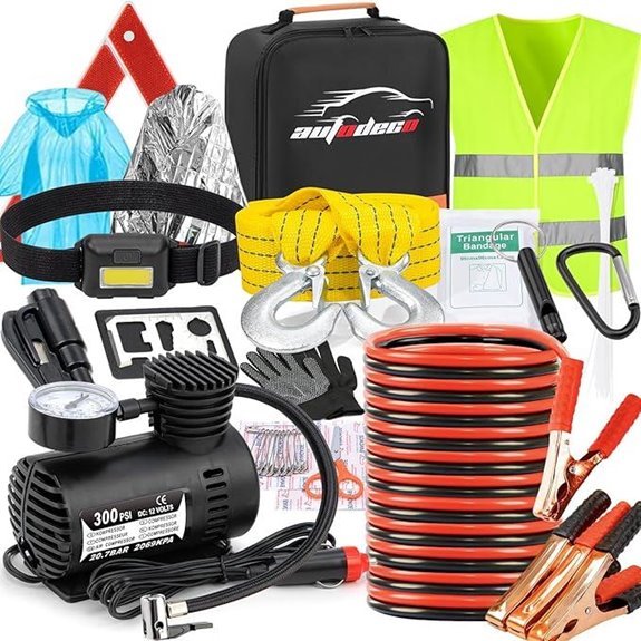 AUTODECO Car Roadside Emergency Kit