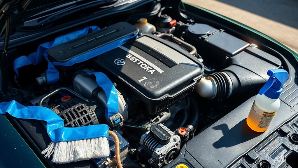 engine bay cleaning tips