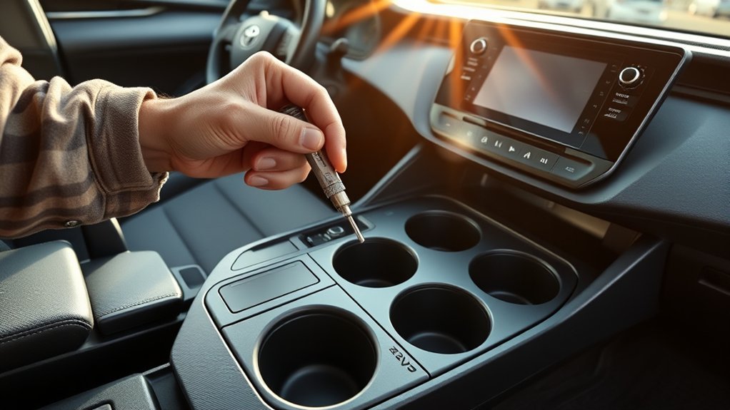 enhancing rav4 cup holders