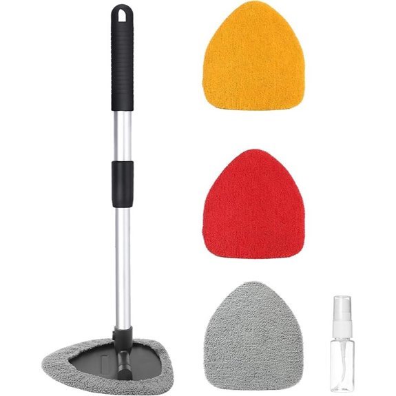 Car Cleaning Kit with Extendable Windshield Cleaner