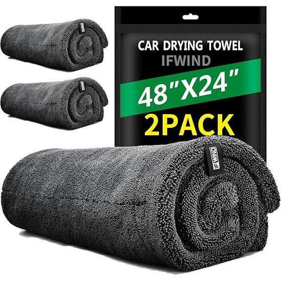 2 Pack Extra Large Car Drying Towels