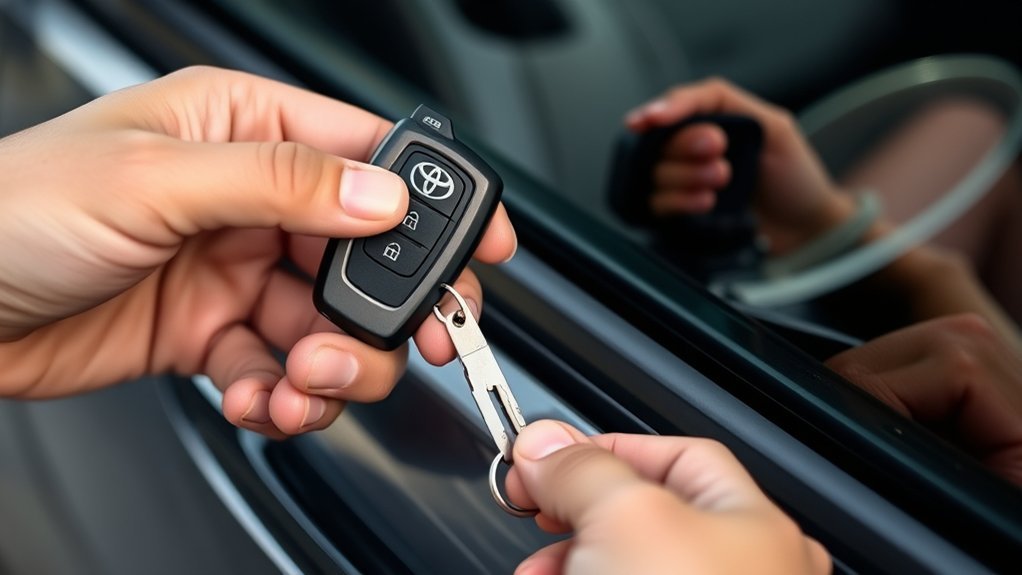 extract manual key safely