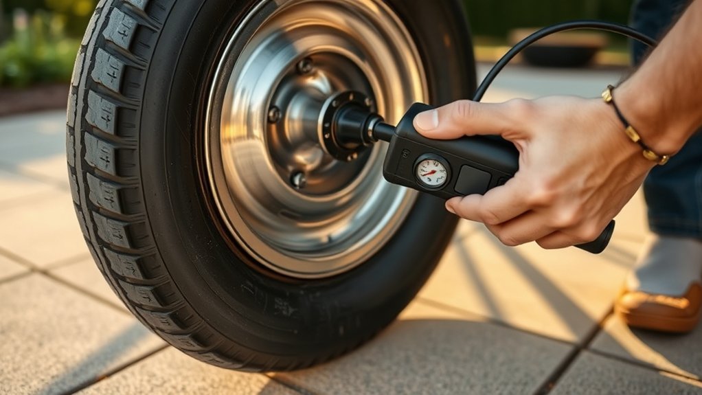 fast wheelbarrow tire inflator