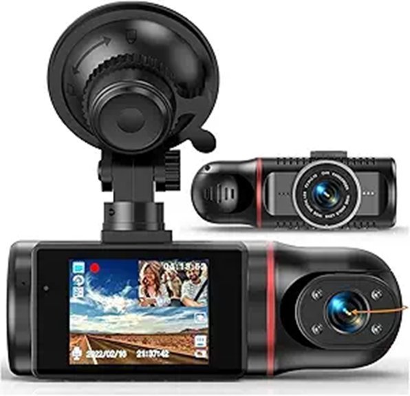 FHD Dash Cam Front and Inside with 64GB Card