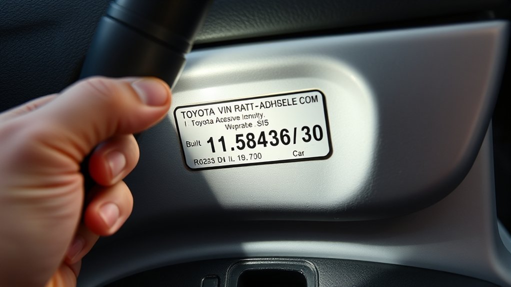 finding build date sticker