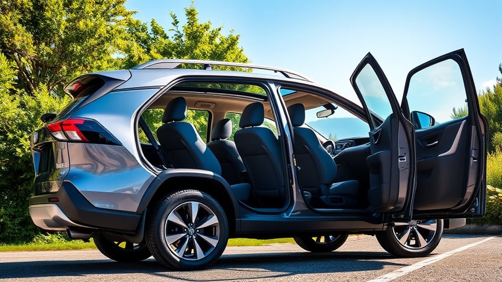 five passenger seating capacity