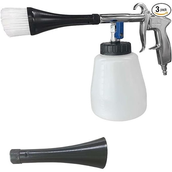 Car Cleaning Gun Kit with Foam Bottle and Nozzles