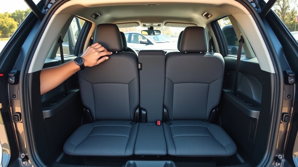 fold down rav4 seats