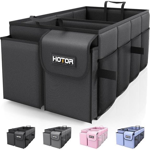HOTOR Car Trunk Organizer (Foldable 2 Compartments)