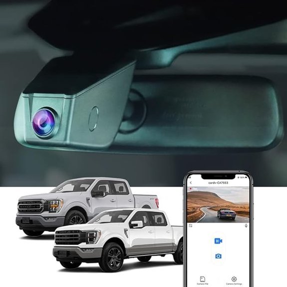 Fitcamx 4K Dash Cam for Ford F150 & F250