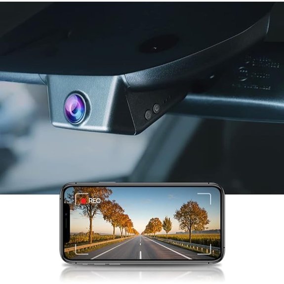 Fitcamx 4K Dash Cam for Ford Mustang 2019-2023