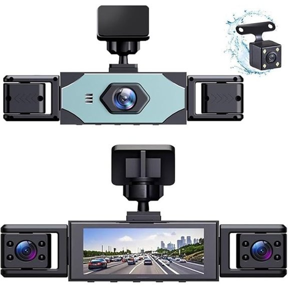 4-Channel 1080P Dash Camera for Car Security