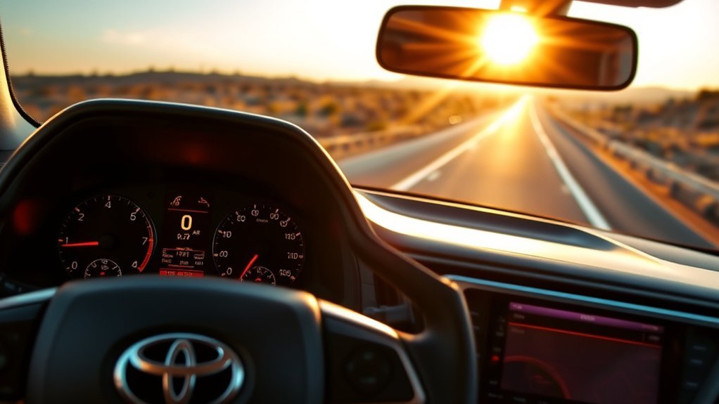 fuel light driving range