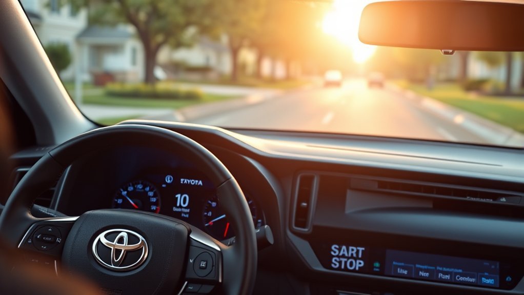fuel saving engine shutdown feature