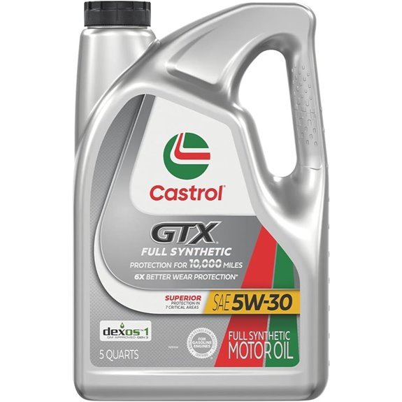 Castrol GTX Full Synthetic 5W-30 Motor Oil 5 Quarts