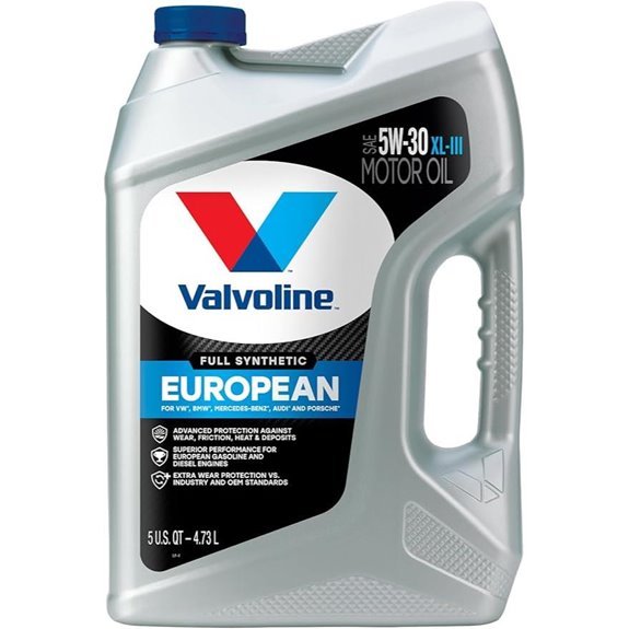 Valvoline European Vehicle Full Synthetic XL-III SAE 5W-30 Motor Oil 5 QT