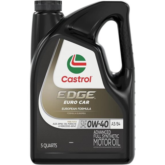 Castrol Edge Euro 0W-40 A3/B4 Advanced Full Synthetic Motor Oil 5 Quarts