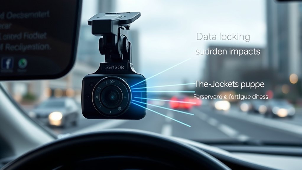 g sensor functionality in dash cams