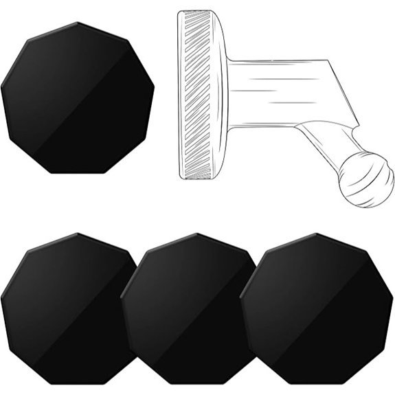 Garmin Dash Cam Magnet Replacement Adhesive Pieces (4 Pcs)