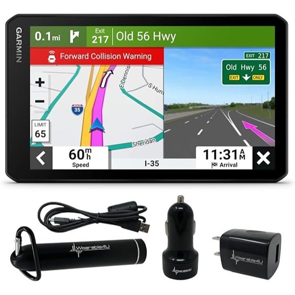 Wearable4U Garmin RV Cam 795 GPS Navigator Bundle