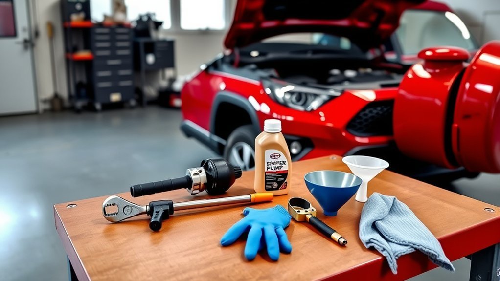 gather tools for maintenance