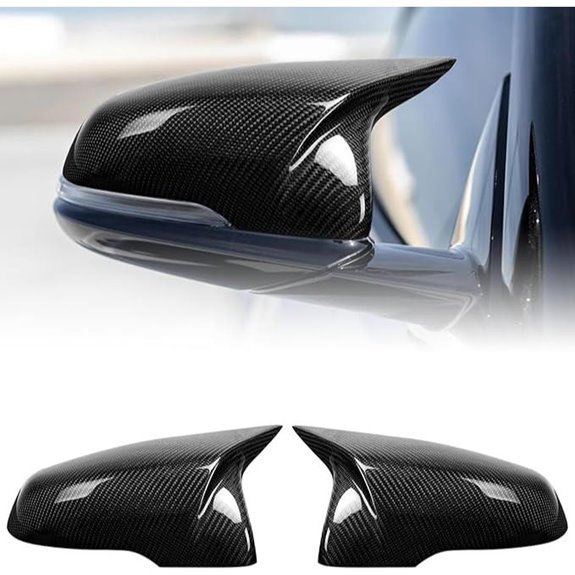 Real Carbon Fiber Mirror Caps for Toyota GR Supra