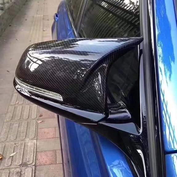 Real Carbon Fiber Side Mirror Caps for Toyota Supra