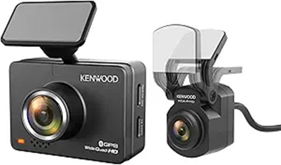 KENWOOD DRV-A510WDP Dash Cam with GPS & WiFi