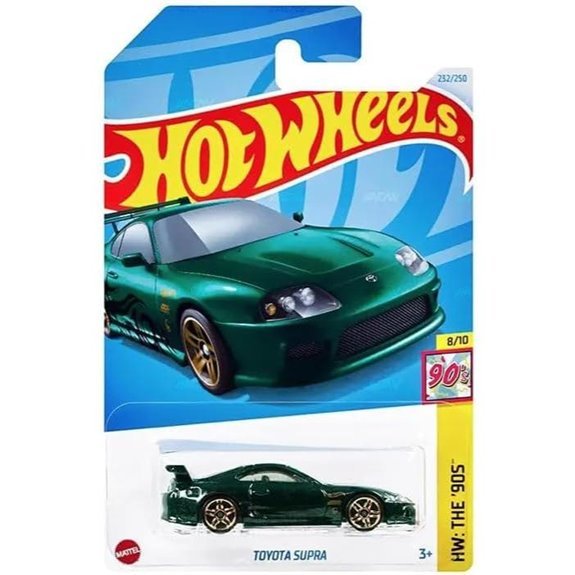 Hot Wheels Toyota Supra (Green) HW: The 90S 8/10