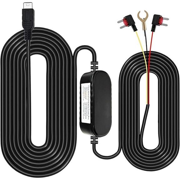 Micro USB Dash Cam Hardwire Kit for 24H Monitoring