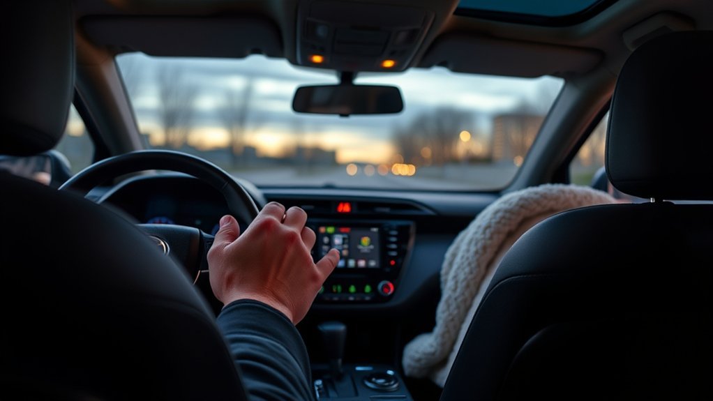 heated second row seat controls